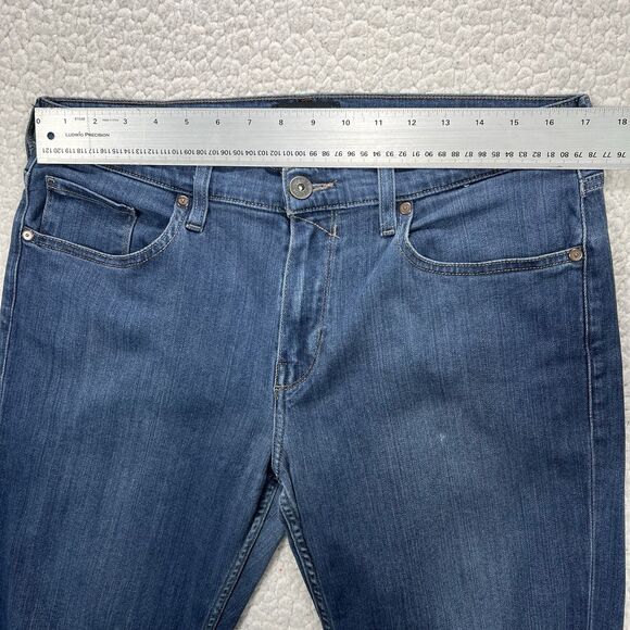 Paige Jeans Men’s 34x32 Dark Blue Slim Straight Classic Fit Soft Stretch Denim - Picture 11 of 14